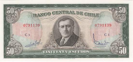 50 Escudso Chile p140a-3